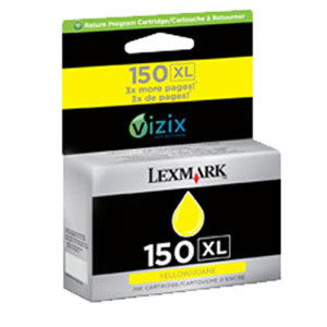  Lexmark 14N1618 Yellow 150XL Ink Cartridge for S315, S415, S515, Pro 715 and Pro 915 Printers, 700 Pages Yield 