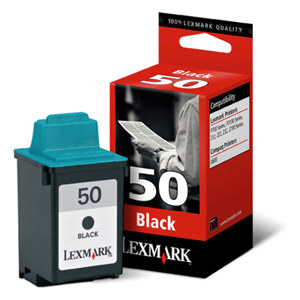  Lexmark Black Print Cartridge #50 - Approximate Yield: 410 Pages 
