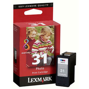  Lexmark Color Print Cartridge #31, Yellow, Cyan & Magenta 