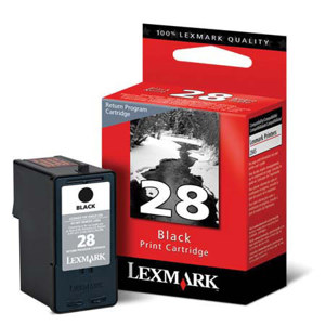  Lexmark 18C1428 Black Return Program Print Cartridge # 28 - (Page Yield Varies) 