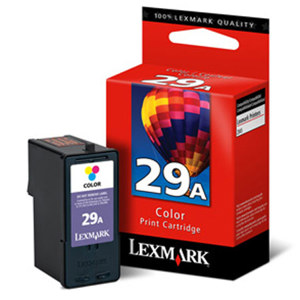  Lexmark Color Print Cartridge #29A, Yellow, Cyan & Magenta - Yield Varies 
