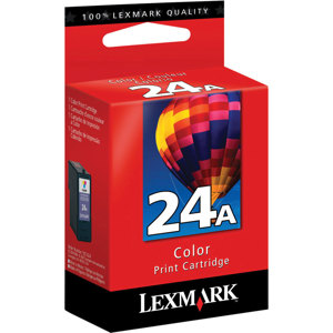  Lexmark No 24A Color Ink Print Cartridge for Z1410, Z 1420, X3530, X3550, X4530, X4550 Printers, 200 Pages Yield 