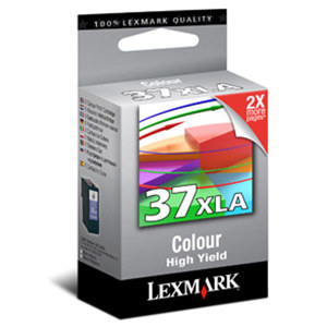  Lexmark #37XLA Color Hi-Yield Inkjet Print Cartridge for Select  Printers 