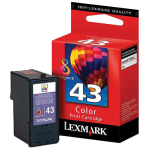  Lexmark #43XL Color Print Cartridge (18Y0143) for Various Printers 