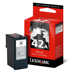  Lexmark #42A Black Print Inkjet Cartridge (18Y0342) for Various Printers 