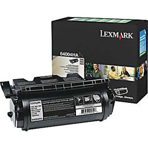  Lexmark 64004HA Black Toner Cartridge for T640, T642, T644 Series Printers, 21000 Pages Yield 