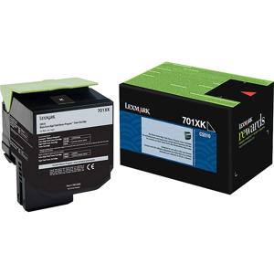  Lexmark 701XK Toner Cartridge for Voyager CS31/CS41/CS51 Series Printers, 8000 Pages, Black 