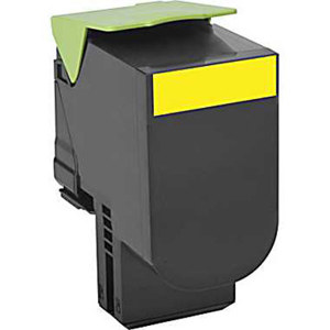  Lexmark 800X4 Toner Cartridge, Yellow 