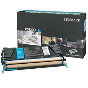  Lexmark Standard Yield Cyan Laser Toner Cartridge C5220CS - Yield: 3,000 Pages 