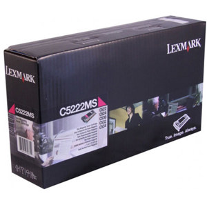  Lexmark C5222MS Magenta Toner Cartridge For C522, C524, C53x Series Printers, 3000 Page Yield 