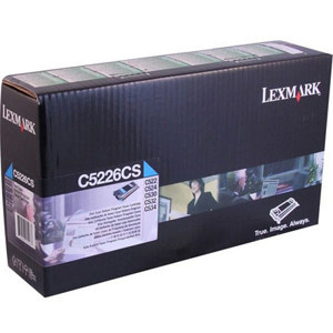  Lexmark C5226CS Cyan Toner Cartridge for C522, C524 & C53x Series Printers, 3000 Page Yield 