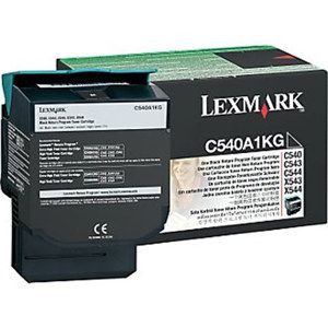  Lexmark C540A1KG Standard Black Laser Return Program Toner Cartridge, 1,000 Pages Yield 