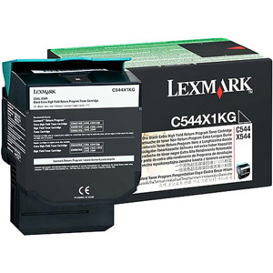  Lexmark C544X1KG Extra High Yield Black Laser Return Program Toner Cartridge, 6000 Pages Yield 