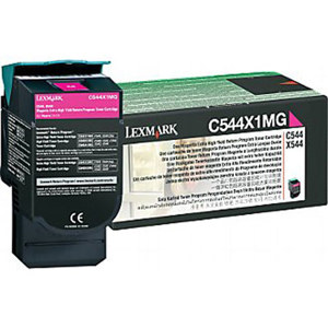  Lexmark C544X1MG Extra High Yield Magenta Laser Return Program Toner Cartridge, 4000 Pages Yield 