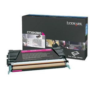  Lexmark Magenta High Yield Toner Cartridge, 10000 Pages Yield 