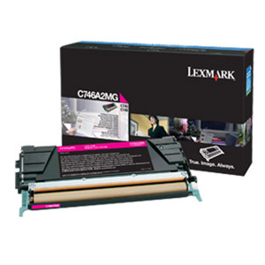  Lexmark C746A2MG Magenta Toner Cartridge for C746, C748 Laser Printer Series, 7000 Pages Yield 