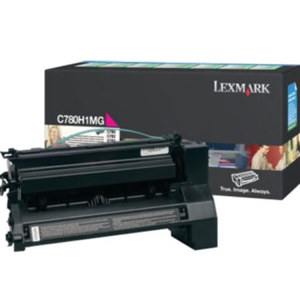  Lexmark C780H1MG Magenta Toner Cartridge, Yield 10,000 Pages 