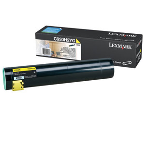  Lexmark C930H2YG Yellow Toner Cartridge for C935 Series Printers, 24000 Pages Yield 