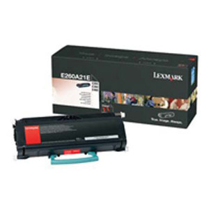  Lexmark Black Toner Cartridge for E260, E360 and E460 Printers (Average Cartridge Yield 3,000 Standard Pages) 