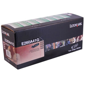  Lexmark E260A41G Standard Yield Black Laser Return Program Toner Cartridge, 3500 Pages Yield 