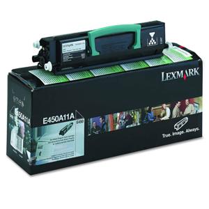  Lexmark E450A11A Return Program Toner Cartridge for E450 Series Printers, 6000 Page, Black 