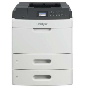  Lexmark MS810dtn Monochrome Laser Printer, 55ppm Print Speed, 1200x1200 dpi Print Resolution, 1200 Pages Input Capacity, 2.4" LCD Display 