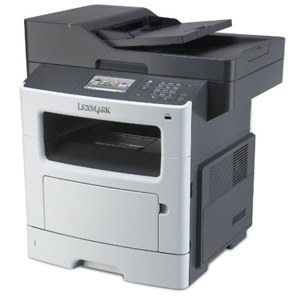  Lexmark MX510de Multifunction Monochrome Laser Printer, 40ppm Speed, 1200x1200 dpi Resolution, 350 Sheet Media Capacity, USB - Print/Copy/Scan 