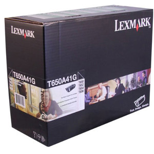  Lexmark T650A41G Black Toner Cartridge for T650, T652 & T654 Series Printers, 7000 Page Yield 