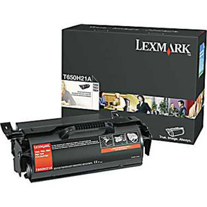  Lexmark T650H21A Black Toner Cartridge for T650, T652 and T654 Series Printers, 3500 Pages Yield 
