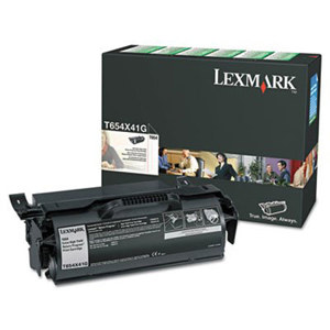  Lexmark T654X41G Toner Cartridge for T654 Series Printers, 36000 Pages Yield, Black 