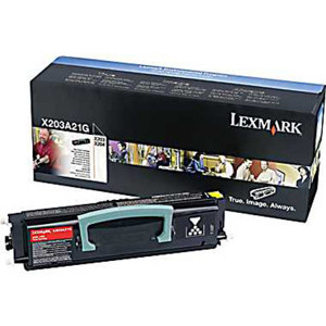  Lexmark X203A21G Black Toner Cartridge for X204 Series Monochrome Laser MFPs, 2500 Page Yield 