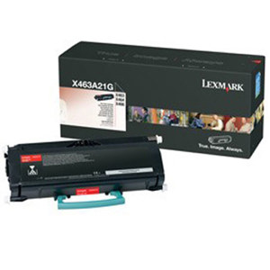  Lexmark X463A21G Black Toner Cartridge for X463de, X464de & X466 Series MFPs, 3500 Pages Yield 