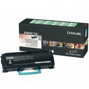 Lexmark X463X11G Extra High Yield Black Laser Return Program Toner Cartridge, 15,000 Pages Yield 