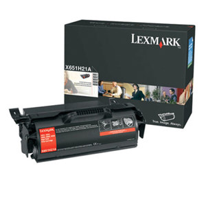  Lexmark X651A21A Black Toner Cartridge for X651, X652, X654, X656 & X658 Printers, 7000 Pages Yield 