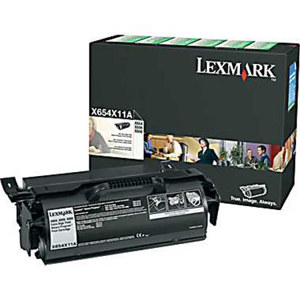  Lexmark X654X11A Black Toner Cartridge for X654, X656 & X658 Series Muti Function Printers, 36000 Pages Yield 