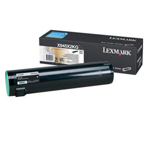 Lexmark X945X2KG Black Toner Cartridge for X940e & X945e Multifunction Printers, 36000 Pages Yield 