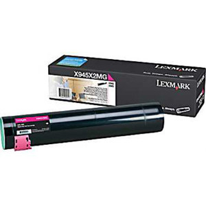  Lexmark X945X2MG Magenta Print Toner Cartridge for X940e and X945e Printers, 22000 Pages Yield 