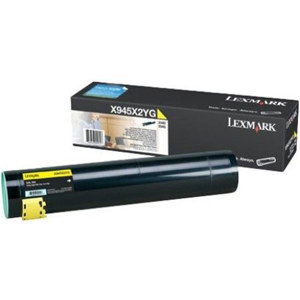  Lexmark X945X2YG Yellow Toner Cartridge for X940e & X945e Printers, 22000 Pages Yield 