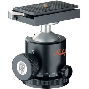  Linhof Profi-III Ballhead with Independent Panning Lock with Quick Release - Supports 22 lbs 