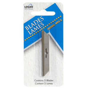 Logan Graphics 5 Replacement Blades for 1500 Foamboard Cutter: Picture 1 regular