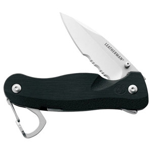  Leatherman Crater c33Lx, Folding Serrated Blade Knife with Drop Point, 2.6" Blade Length 