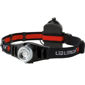  LED Lenser H7R Rechargeable Focusing LED Headlamp, 180m (590.5') Beam Range, 155 Lumens, 2 Run Time 
