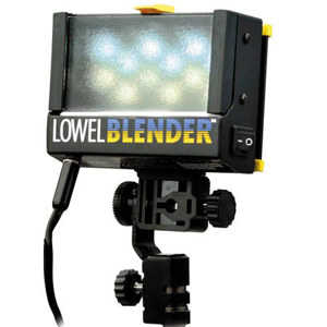  Lowel Blender, 120V and 240V LED Light Head with 4 Diffusers 