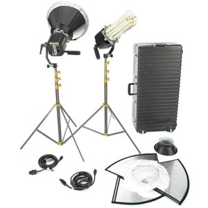 Lowel Scandles Two Light Fluorescent Tungsten Kit LSF92TU