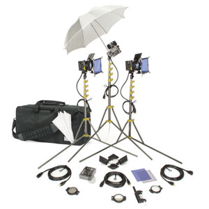  Lowel GO All Pro Kit, Quartz Lighting Outfit with LB-30 Soft Case. 
