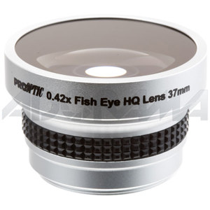  ProOptic 0.42x Semi-Fish-eye Auxillary Lens, Fits 37mm Filter Threads 