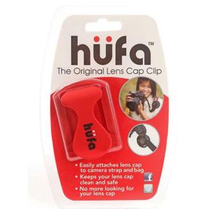  Hufa The Original Lens Cap Clip - Red - Fits Standard Camera Straps & Bags 
