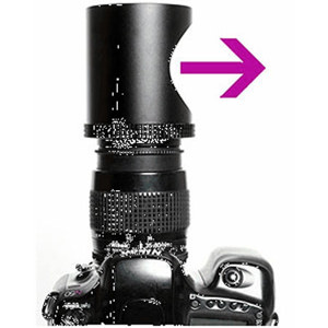  Adorama Adorama Mirror Scope Spyscope, Fits 52mm Filter Threads.. Picture taking 90 deg. from where the camera is pointed. 