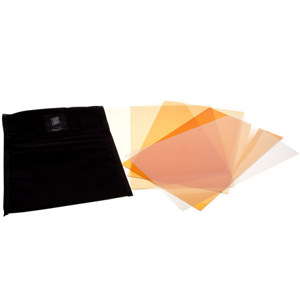  Litepanels Hilio 5-Piece Gel Filter Set with Carrying Bag (CTO) 