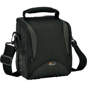 Image :  Lowepro Apex 120 All Weather Shoulder Bag for Compact Digital Cameras or Digital SLRs Single Compartment Design Black / Gray 